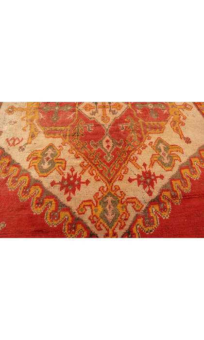 12 x 13 Antique Red Turkish Oushak Rug 76859