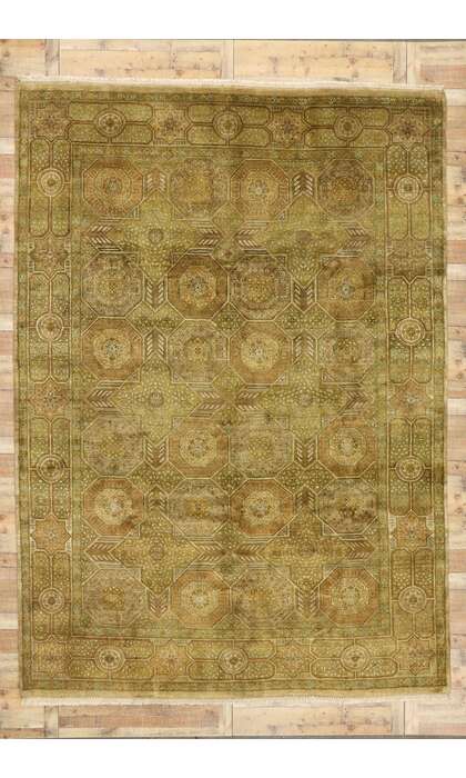 10 x 14 Vintage Indian Rug 77573