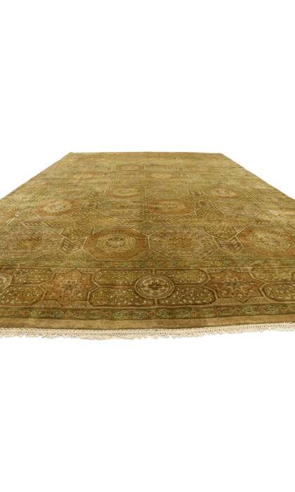 10 x 14 Vintage Indian Rug 77573