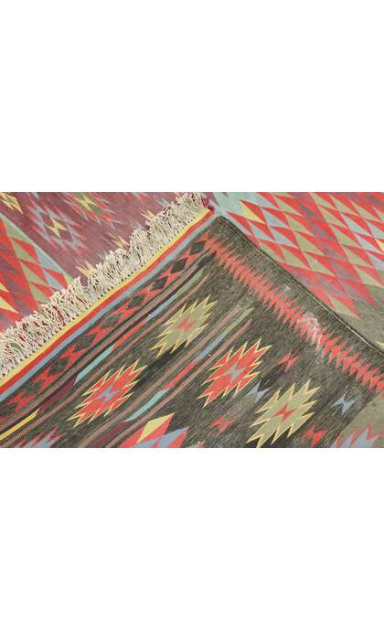 10 x 21 Vintage Indian Dhurrie Rug 77540