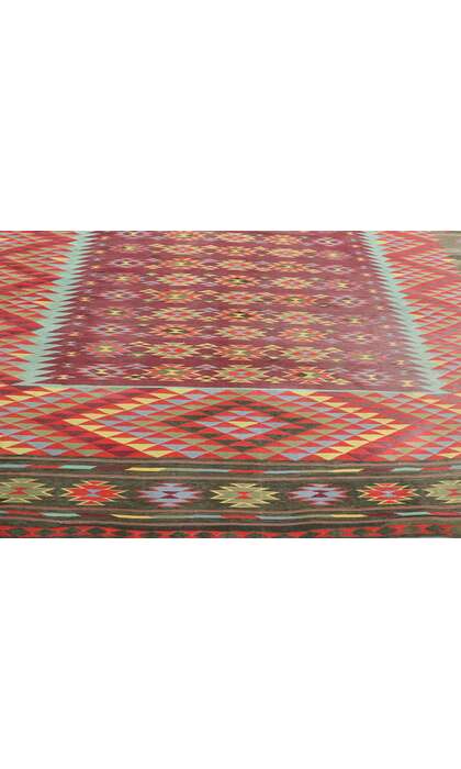 10 x 21 Vintage Indian Dhurrie Rug 77540