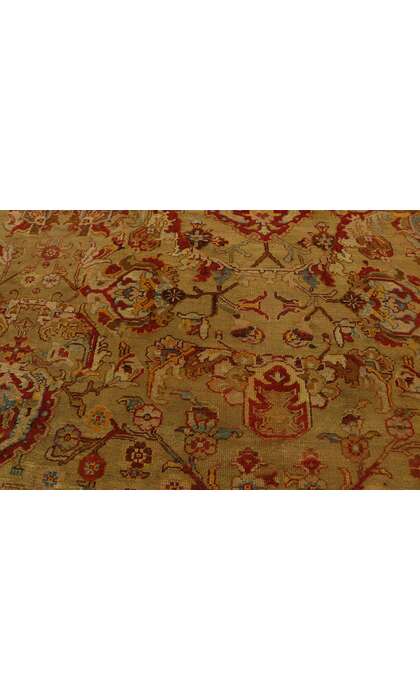 12 x 17 Antique Turkish Oushak Rug 77550