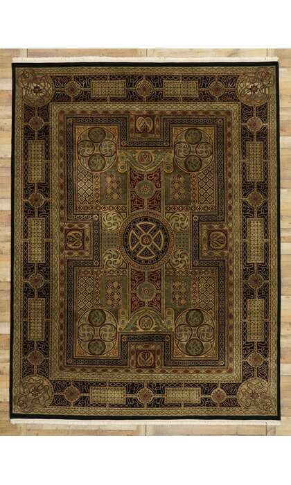 9 x 12 Vintage Indian Rug 77553