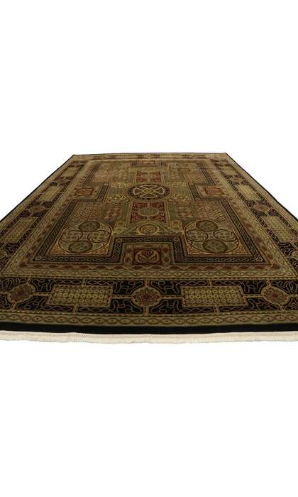 9 x 12 Vintage Indian Rug 77553