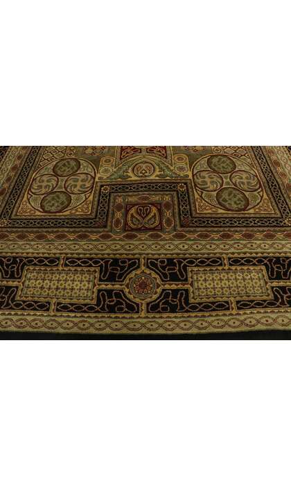 9 x 12 Vintage Indian Rug 77553