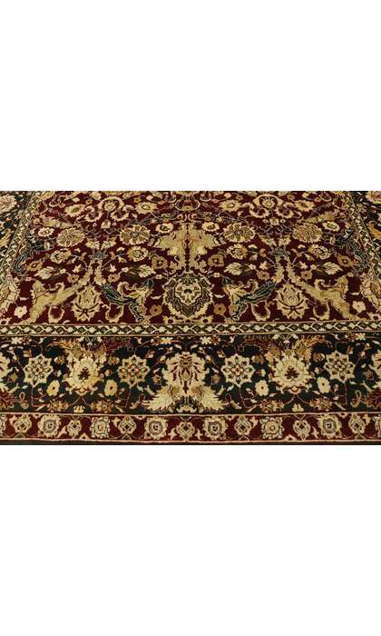 8 x 10 Vintage Indian Rug 77554