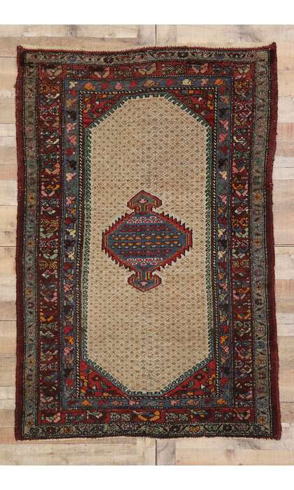 4 x 6 Antique Persian Hamadan Rug 775684 x 6 Antique Persian Hamadan Rug 77568