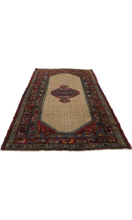 4 x 6 Antique Persian Hamadan Rug 77568