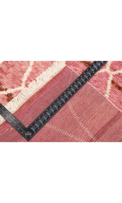 3 x 5 Small Modern Pink Moroccan Rug 30597