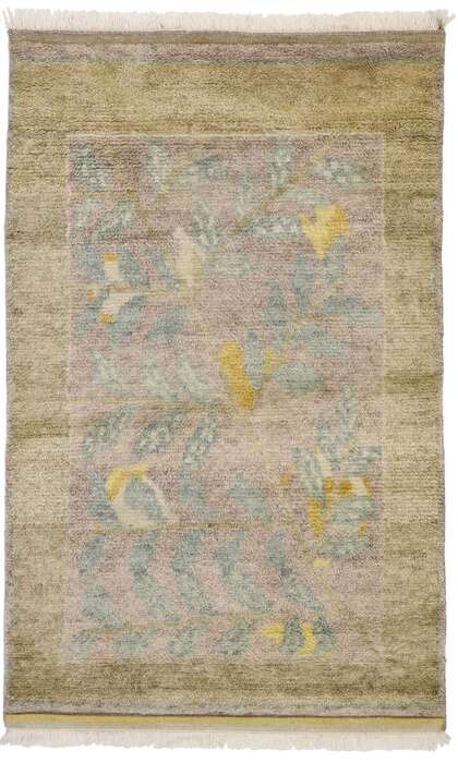 4 x 7 Organic Modern Biophilic Moroccan Rug 30599