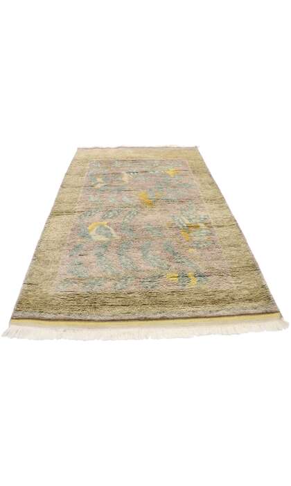 4 x 7 Organic Modern Biophilic Moroccan Rug 30599