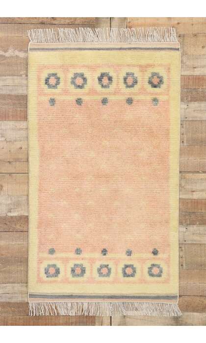 3 x 5 Swedish Pink Moroccan Rug 30615