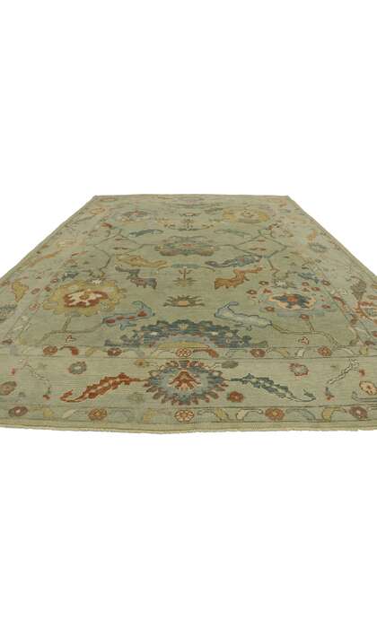 9 x 13 Modern Oushak Rug 53195