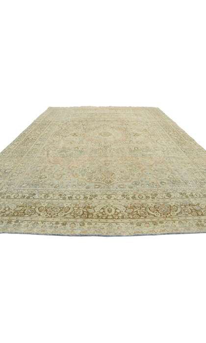 9 x 12 Antique Persian Mashhad Rug 53219