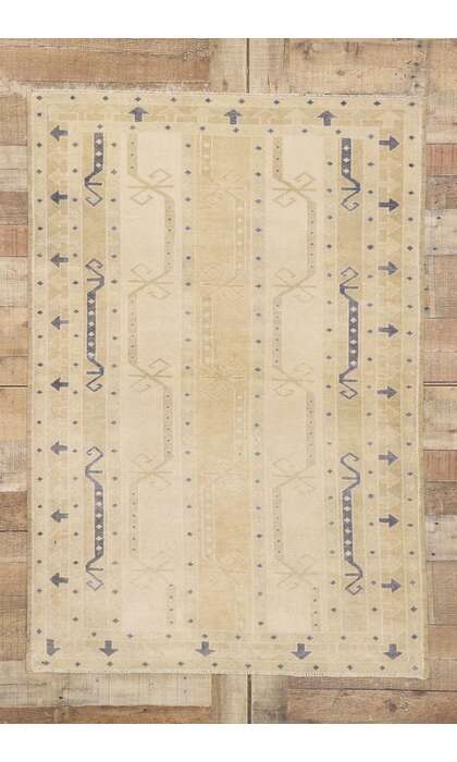 3 x 5 Vintage Turkish Sivas Rug 53244