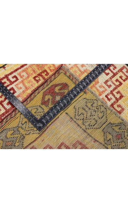 4 x 10 Vintage Turkish Oushak Runner 53258