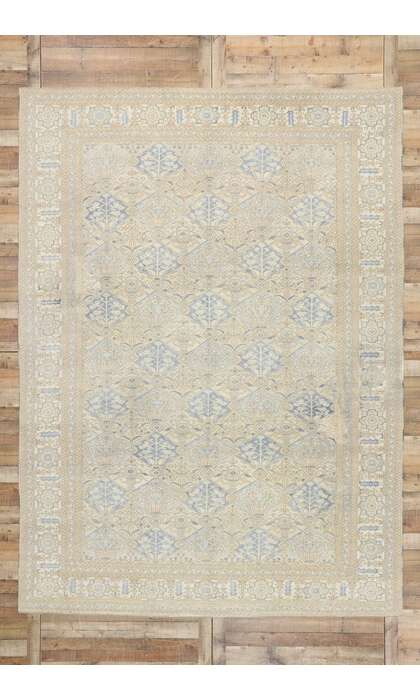 9 x 12 Vintage Turkish Oushak Rug 53259