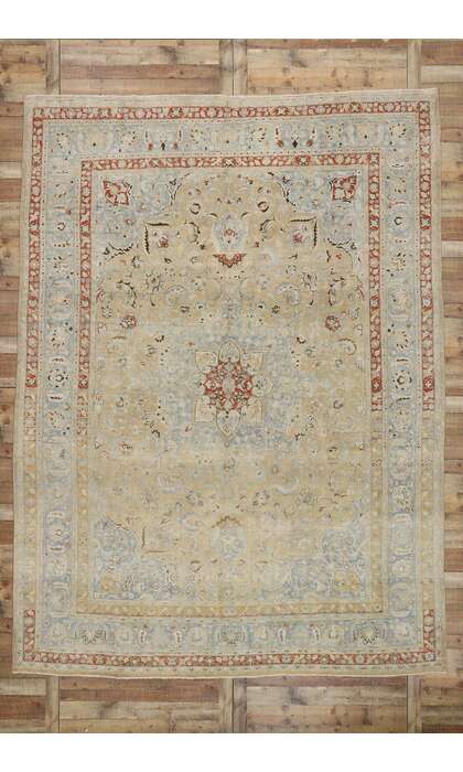 10 x 13 Antique Persian Khorassan Rug 53261