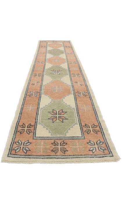 3 x 13 Modern Oushak Rug Runner 53264