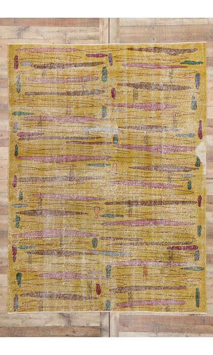 7 x 9 Vintage Turkish Sivas Rug 53276