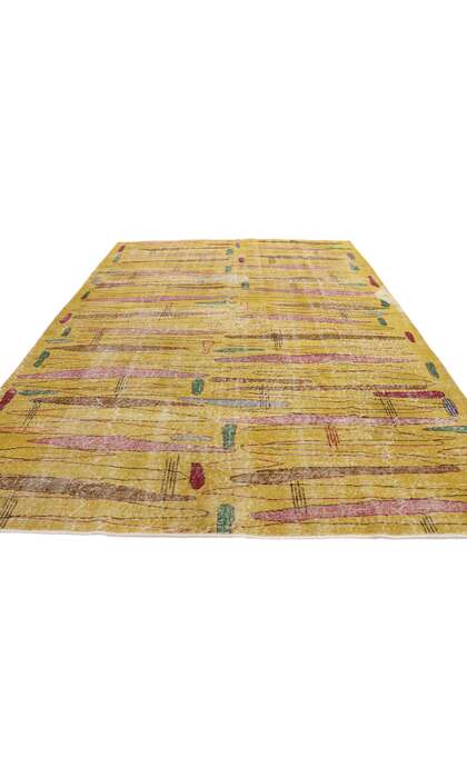 7 x 9 Vintage Turkish Sivas Rug 53276