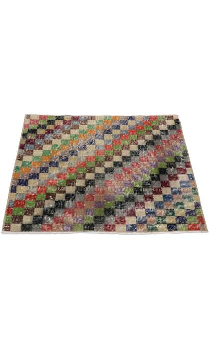 2 x 3 Vintage Turkish Sivas Rug 53285