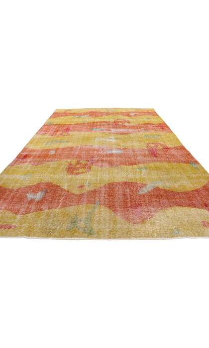 7 x 10 Vintage Turkish Sivas Rug 53287