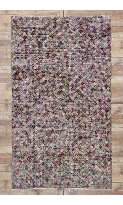 5 x 9 Vintage Turkish Sivas Rug 53290