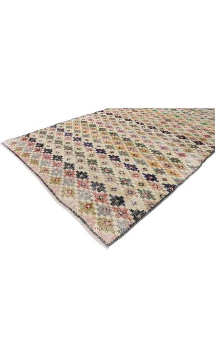 5 x 9 Vintage Turkish Sivas Rug 53291