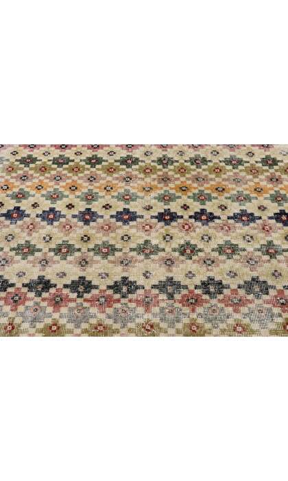 5 x 9 Vintage Turkish Sivas Rug 53291