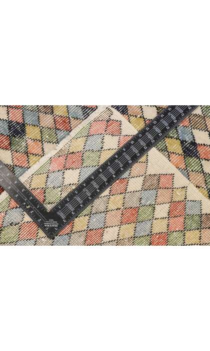 3 x 7 Vintage Turkish Sivas Rug 53302