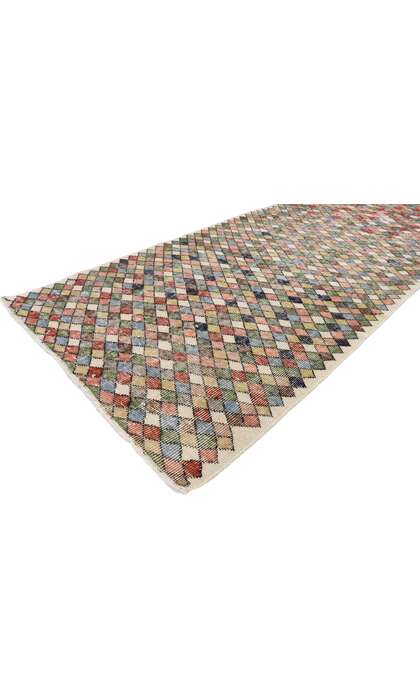 3 x 7 Vintage Turkish Sivas Rug 53302