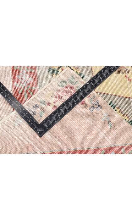 3 x 7 Vintage Turkish Sivas Rug 53303