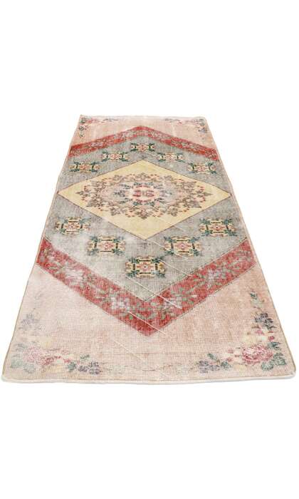 3 x 7 Vintage Turkish Sivas Rug 53303