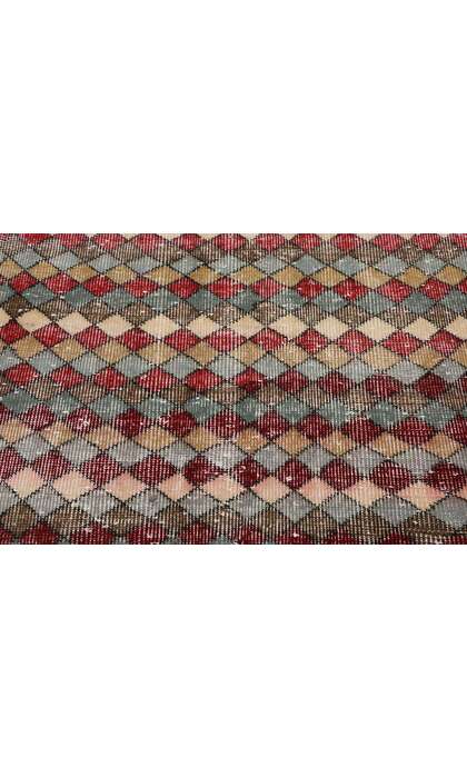 3 x 5 Vintage Turkish Sivas Rug 53321