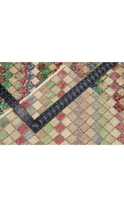 4 x 10 Vintage Turkish Sivas Rug 53324