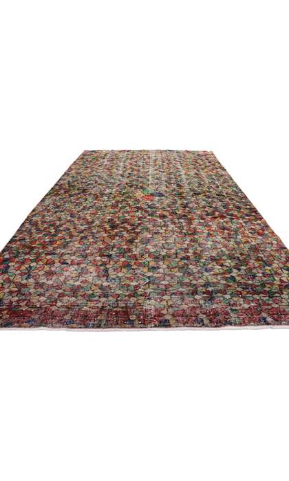 6 x 9 Vintage Turkish Sivas Rug 53331