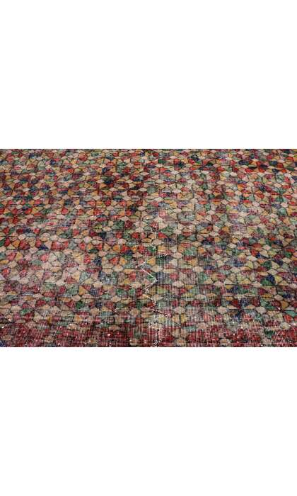 6 x 9 Vintage Turkish Sivas Rug 53331