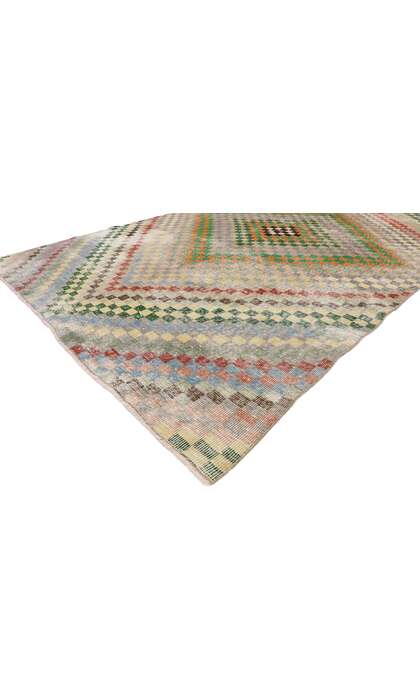 6 x 10 Vintage Turkish Sivas Rug 53337