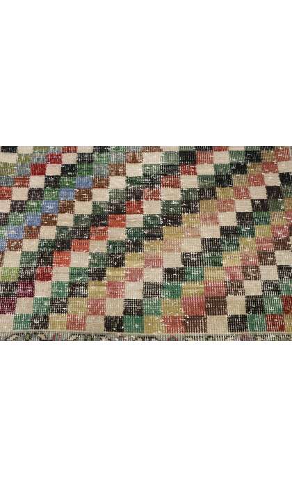 3 x 6 Vintage Turkish Sivas Rug 53338