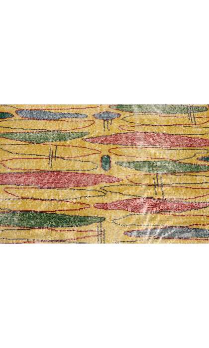 4 x 7 Vintage Turkish Sivas Rug 53340