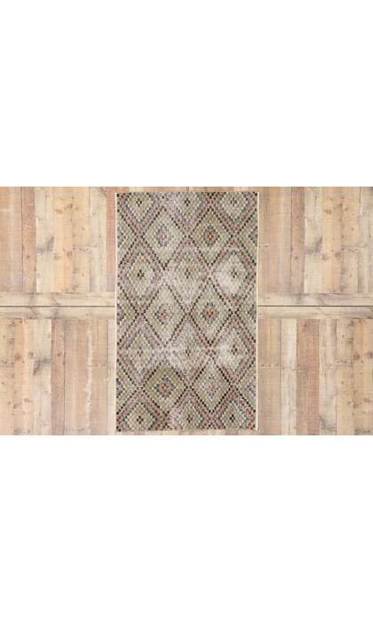 4 x 6 Vintage Turkish Sivas Rug 53341