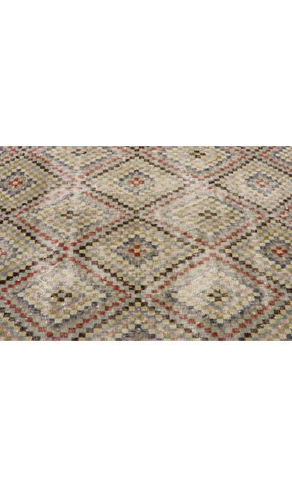 4 x 6 Vintage Turkish Sivas Rug 53341