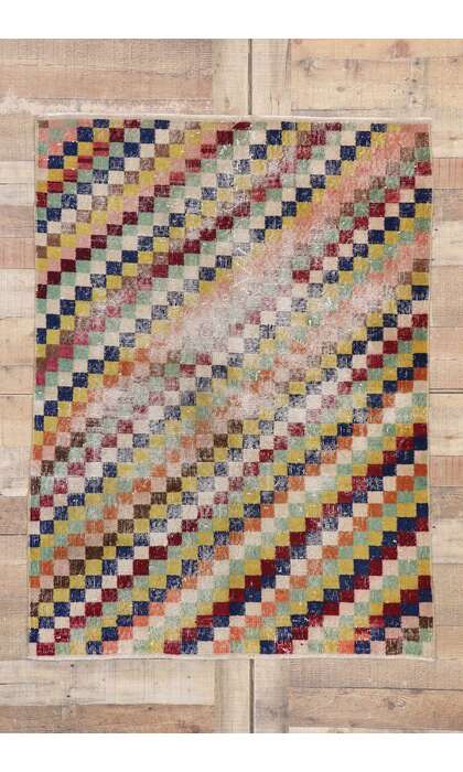 3 x 5 Vintage Turkish Sivas Rug 53342