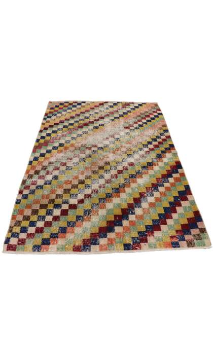 3 x 5 Vintage Turkish Sivas Rug 53342