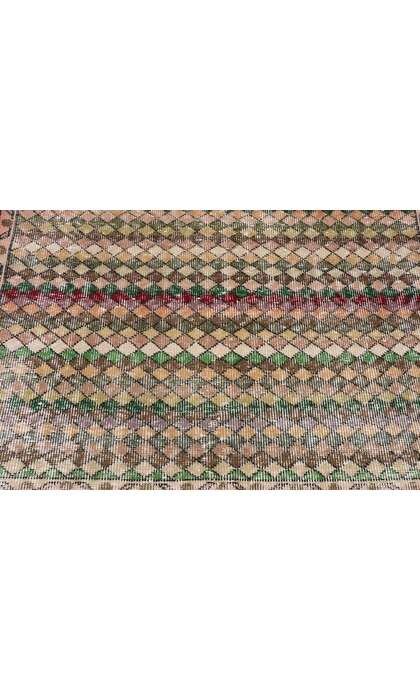 3 x 6 Vintage Turkish Sivas Rug 53343