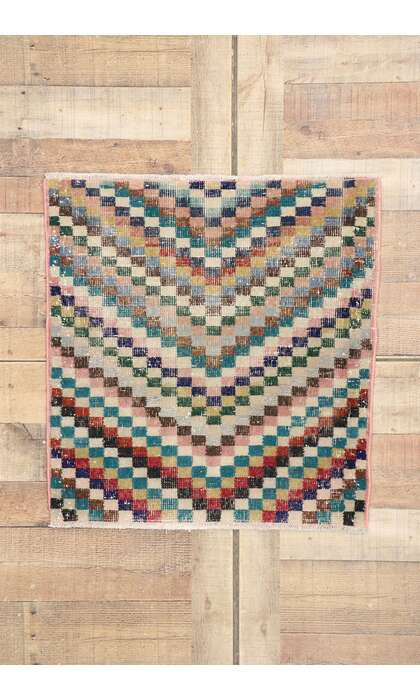 2 x 3 Vintage Turkish Sivas Rug 53349