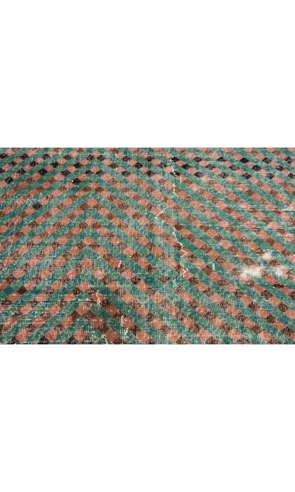 4 x 7 Vintage Turkish Sivas Rug 53351