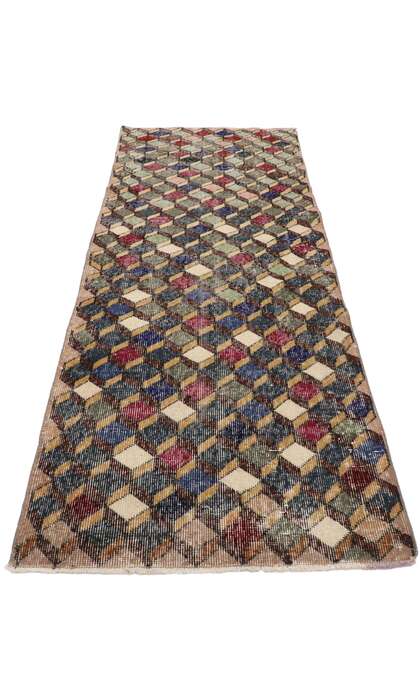 3 x 8 Vintage Turkish Sivas Rug 53360