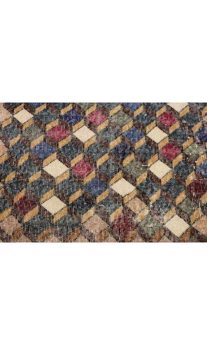 3 x 8 Vintage Turkish Sivas Rug 53360